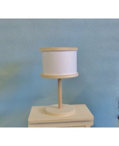 Lampe de chevet avec abajour cylindrique1/6ème en kit