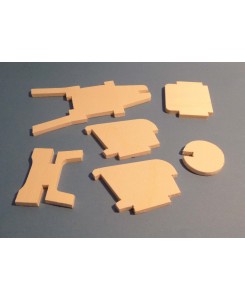 Brouette miniature en kit