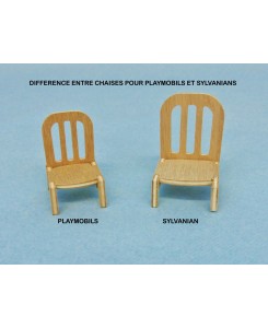 Chaise 1/24ème pour playmobils