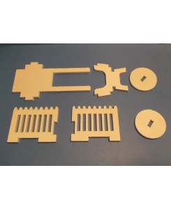 Charette miniature en kit 