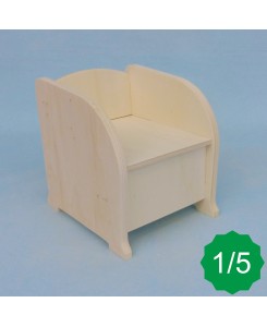 Fauteuil miniature 1/5ème en kit