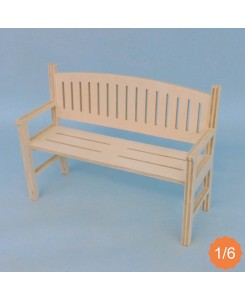 Banc jardin 1/6ème