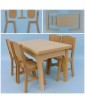 Pack  table MDF + 4 chaises 1/6ème