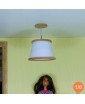 Lustre avec abajour conique1/6ème