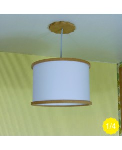 Lustre avec abajour cylindrique1/5ème