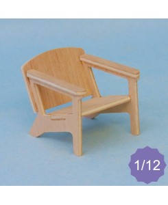 Fauteuil avec accoudoirs 1/6ème