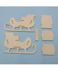 Traineau miniature en kit
