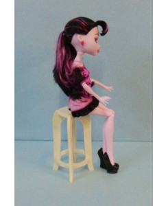 Tabouret miniature en kit pour poupée Barbie