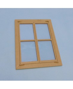 Fenêtre rectangle ouvrante vitrée 155x205