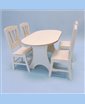 Pack table ovale + 4 chaises 1/6ème