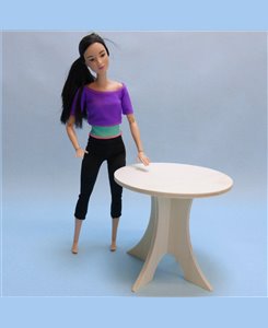 Table ronde miniature