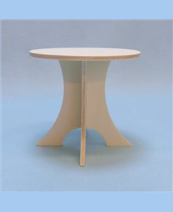 Table ronde miniature en kit