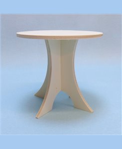 Table ronde miniature en kit