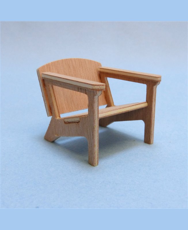 Fauteuil avec accoudoirs 1/12ème