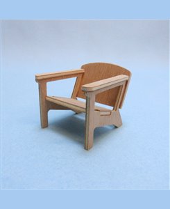 Fauteuil avec accoudoirs 1/12ème
