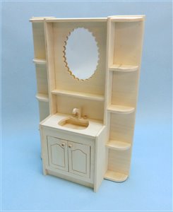 Salle de bain miniature 1/6ème en kit