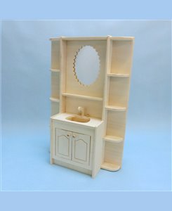 Salle de bain miniature 1/6ème en kit