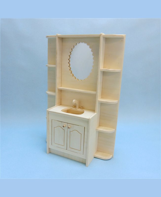 Salle de bain miniature 1/6ème en kit