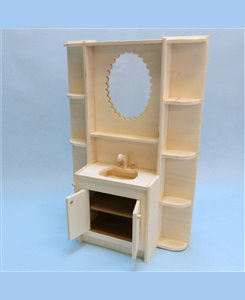 Salle de bain miniature 1/6ème en kit