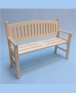 Banc jardin 1/6ème en kit