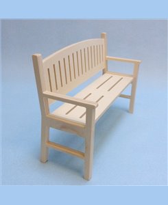 Banc jardin 1/6ème en kit