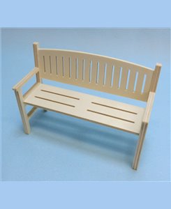 Banc jardin 1/6ème en kit