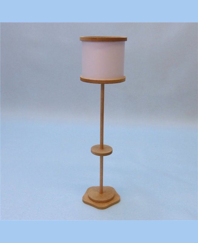 Lampaire avec abajour cylindrique1/6ème