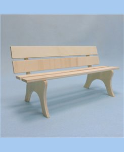 Banc pour poupée en kit 1/6ème