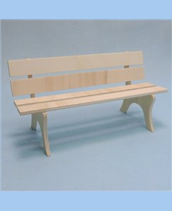 Banc pour poupée en kit 1/6ème