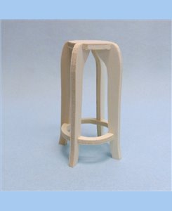 Tabouret miniature en kit pour poupée Barbie