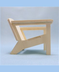 Fauteuil avec accoudoirs 1/6ème