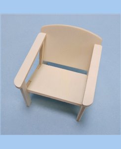 Fauteuil avec accoudoirs 1/6ème