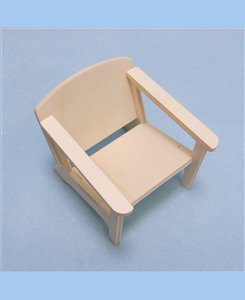 Fauteuil en kit  avec accoudoirs 1/6ème