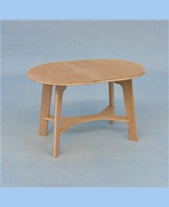Table ovale 1/9ème en kit