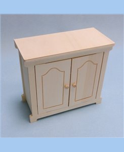 Meuble bas 2 portes 1/6ème pour poupées Barbie