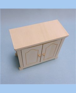 Meuble bas 2 portes 1/6ème pour poupées Barbie