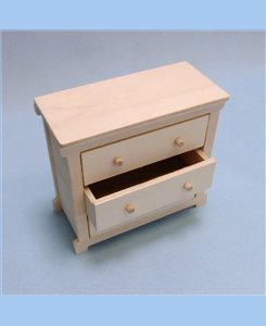 Commode 3 tiroirs pour BARBIE - Meuble de maison poupées 