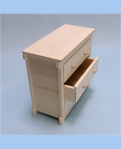 Commode 3 tiroirs pour BARBIE - Meuble de maison poupées 