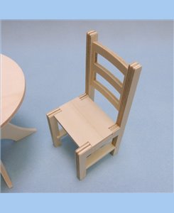 Kit Chaise miniature solide Minicrea pour 1/6ème poupée Barbie