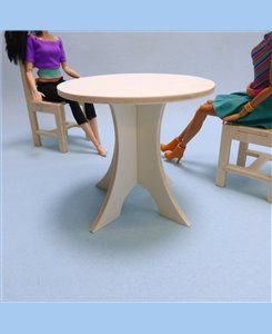 Table ronde miniature en kit