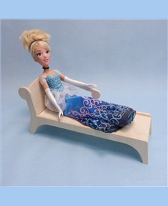 Méridienne 1/6ème pour poupée Barbie - Minicrea