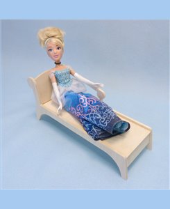 Méridienne 1/6ème pour poupée Barbie - Minicrea