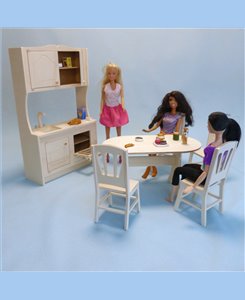 Mobilier de cuisine pour maison de poupées Barbie