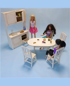 Mobilier de cuisine pour maison de poupées Barbie