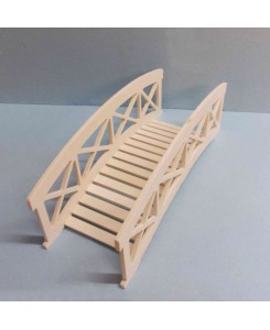 Pont de jardin miniature en bois pour poupées jusqu'à 20 cm