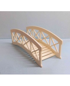 Pont de jardin miniature en bois pour poupées jusqu'à 20 cm