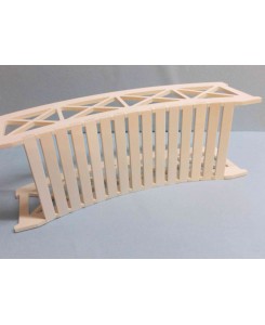 Pont de jardin miniature en bois pour poupées jusqu'à 20 cm
