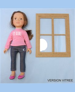 Fenetre pour poupées 45cm (1/4ème)