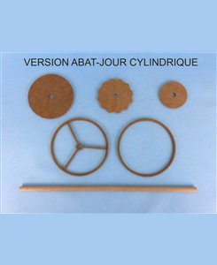 Lampaire en kit pour poupée 45 cm 1/4ème Minicrea