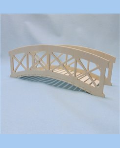 Pont de jardin miniature en bois pour poupées jusqu'à 20 cm